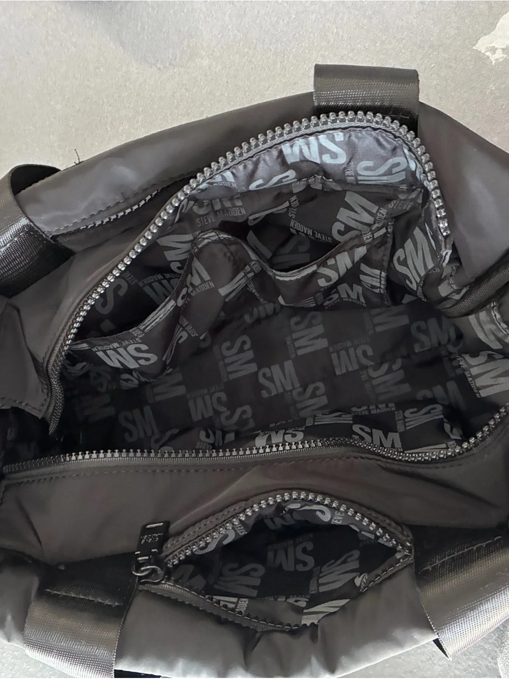 Steve Madden black quilted